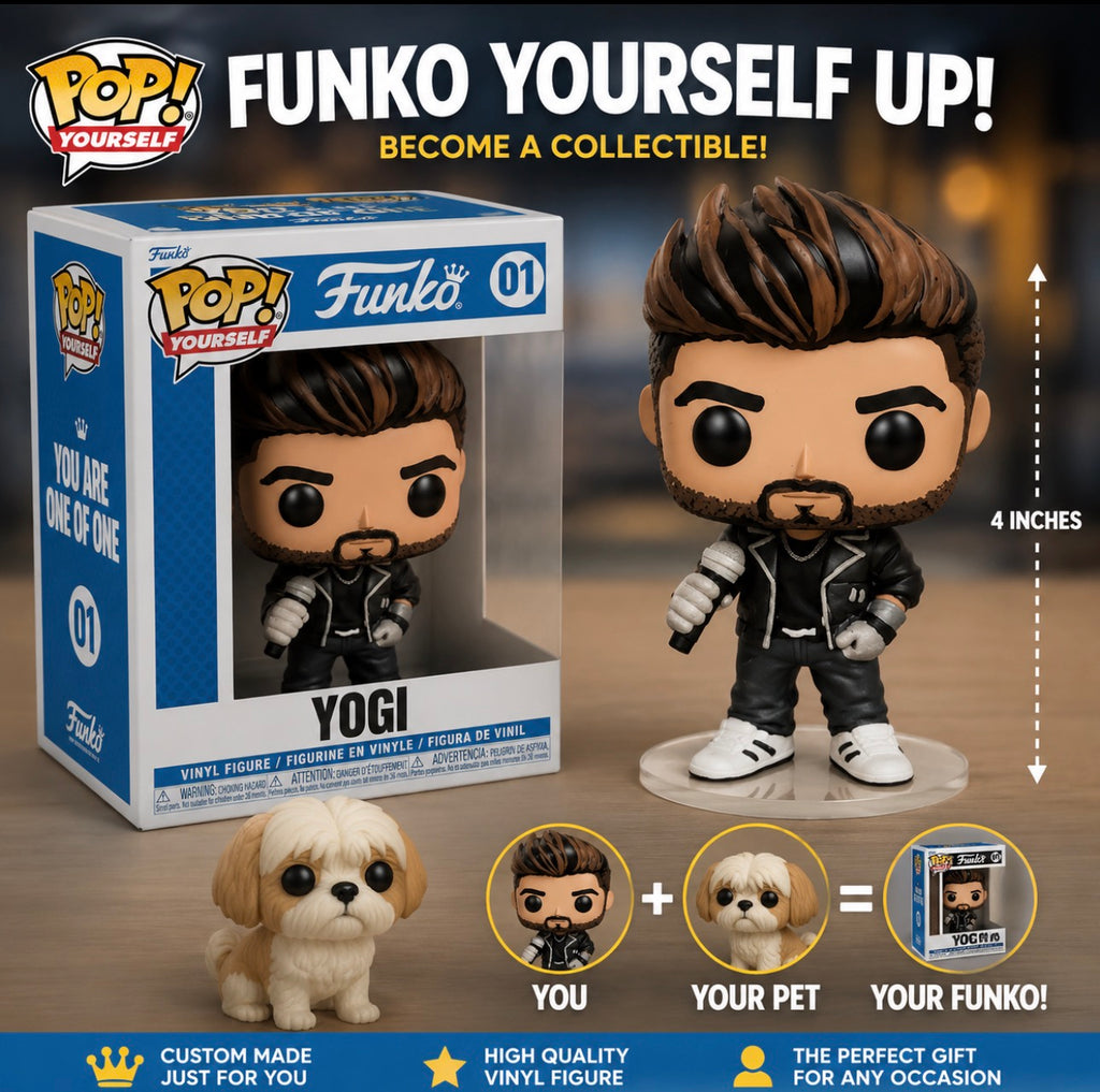 Funko Yourself Custom Figure with Matching Display Box – 4 Inch Personalised Collectible