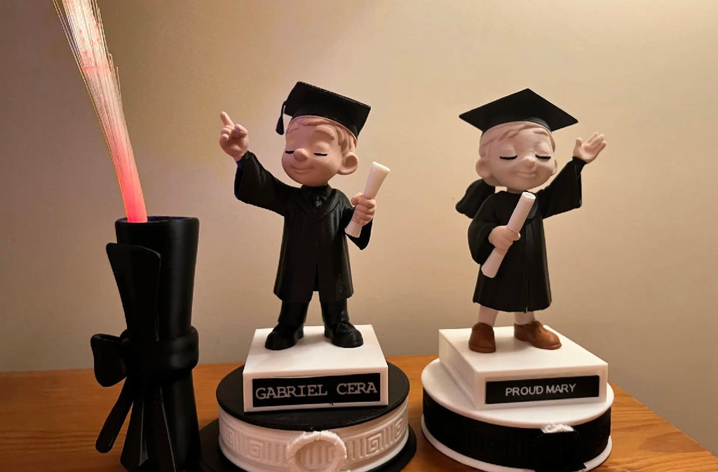 Personalised 3D Printed Graduation Figure – Approx. 15 cm