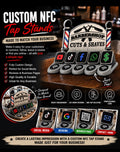 Custom NFC Tap Stand – Personalised for Your Business