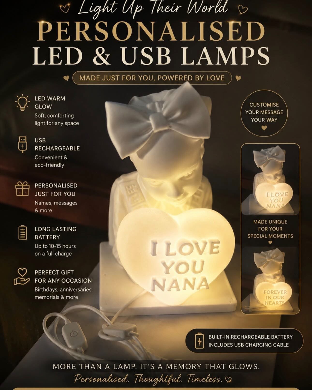 Custom made lamps