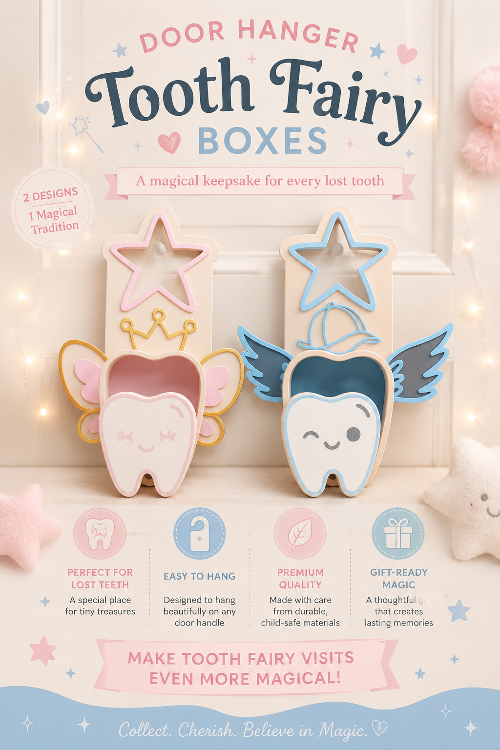 Door Hanger Tooth Fairy Boxes